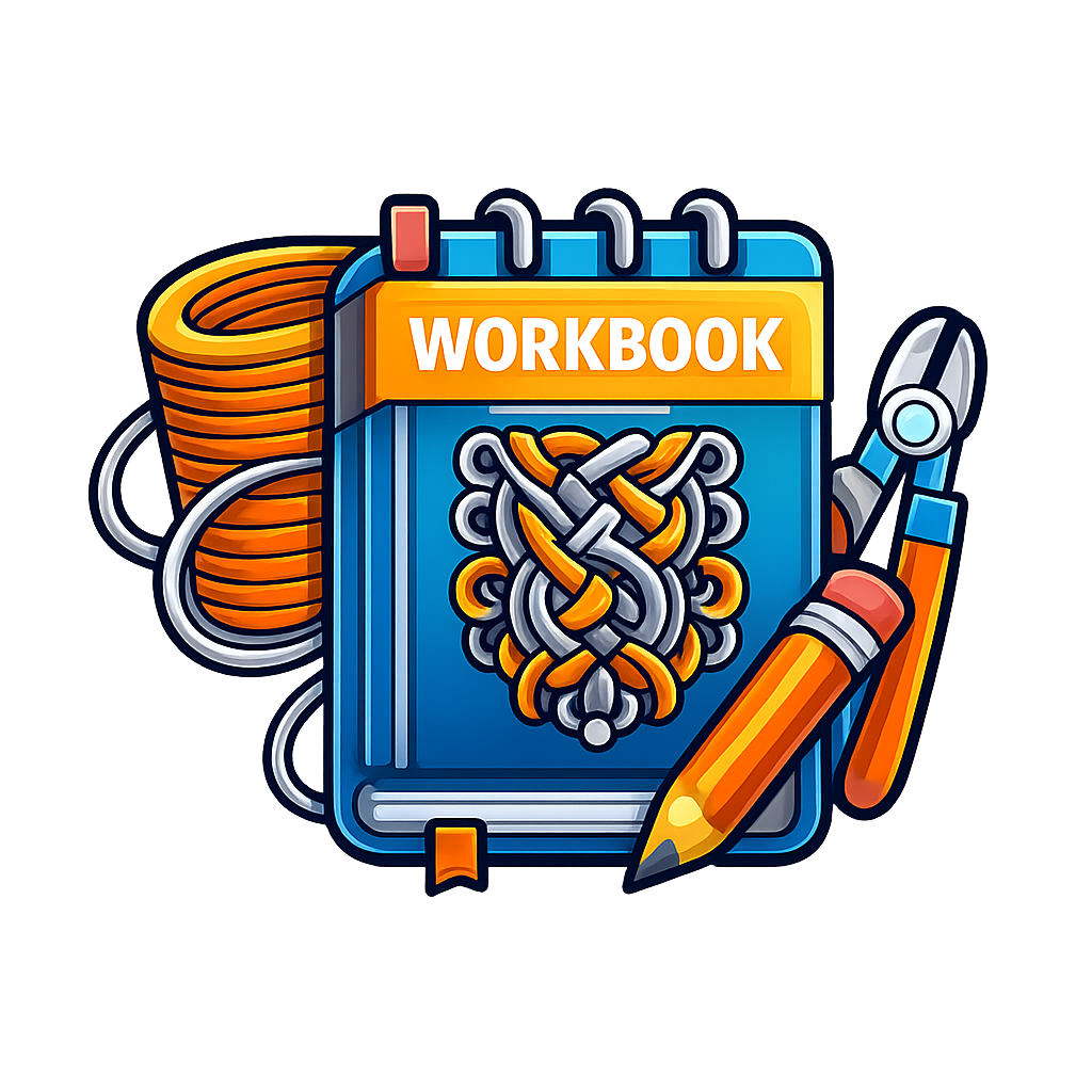 Wire Weaving Practice Workbook